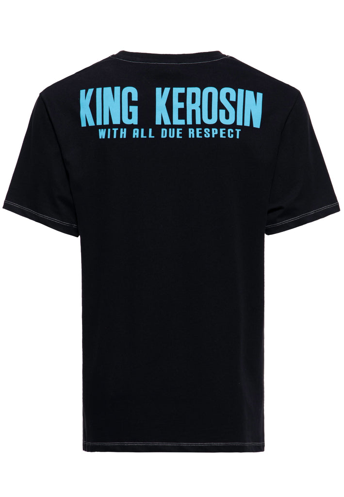 Queen Kerosin T-Shirt «Don't Give a Fuck» Saisonale Angebote