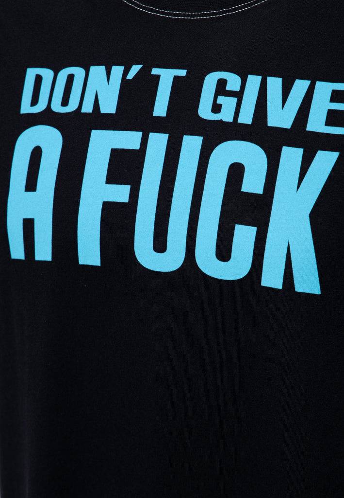 Queen Kerosin T-Shirt «Don't Give a Fuck» Saisonale Angebote