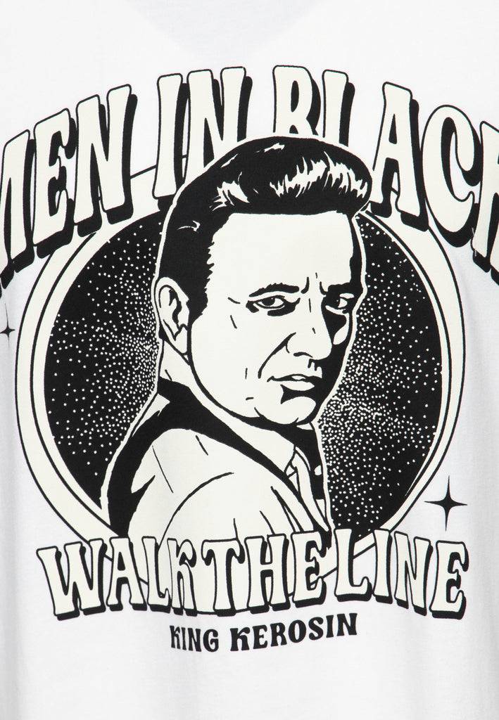 Queen Kerosin T-Shirt «Man in Black» Riesige Ersparnisse