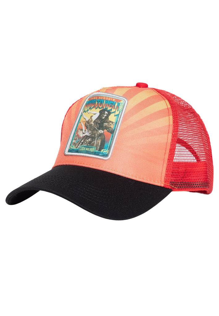 Queen Kerosin Trucker Cap «Road to Hell» Kostenlose Rückgabe