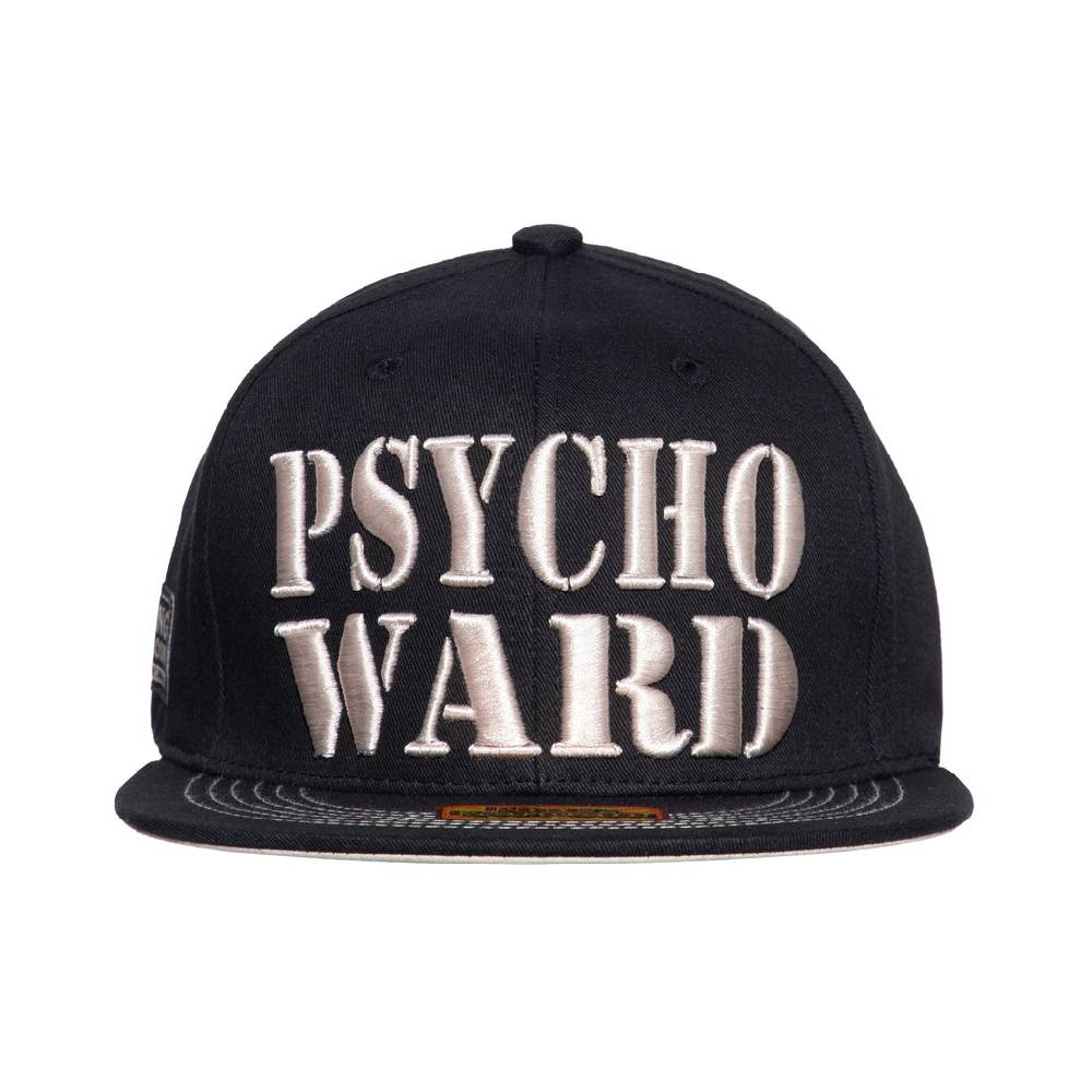 Queen Kerosin Flat Brim Cap «Psycho Ward» Neueste Stile