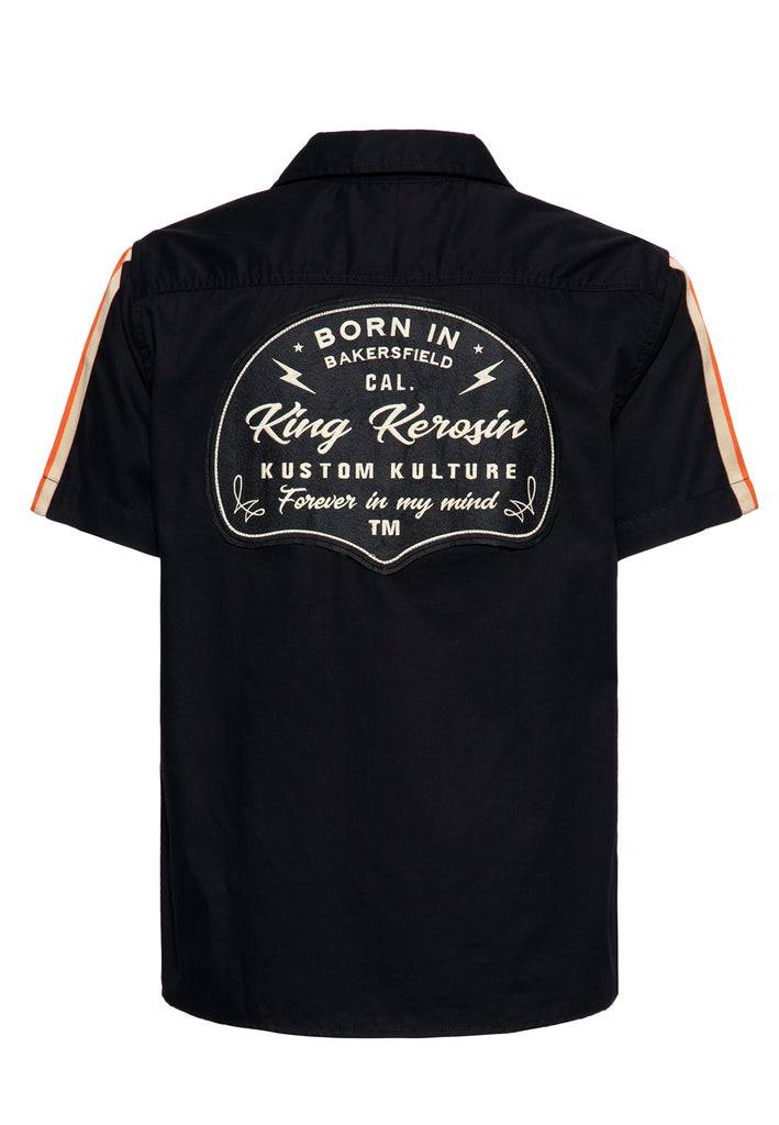 Queen Kerosin Racing-Hemd «Kustom Kulture» Sonderangebot der Fabrik