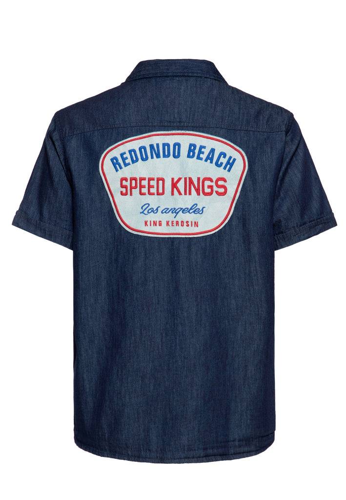 Queen Kerosin Workwear Hemd «Speed Kings» Bis zu 55% Rabatt