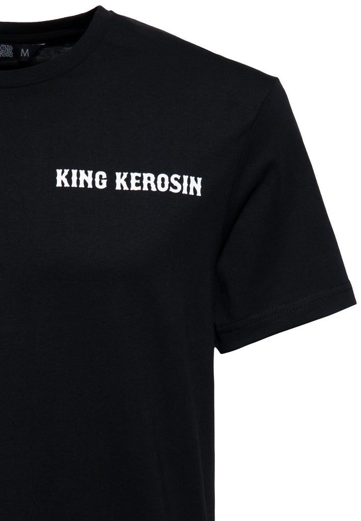 Queen Kerosin T-Shirt «Lucky Bastards» Lucki Maurer Edition Super Rabatt