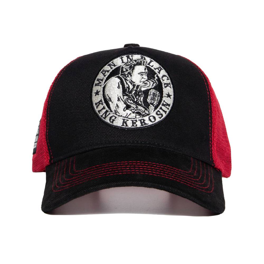 Queen Kerosin Trucker Cap «Man in Black» Begrenzt auf 3 Tage