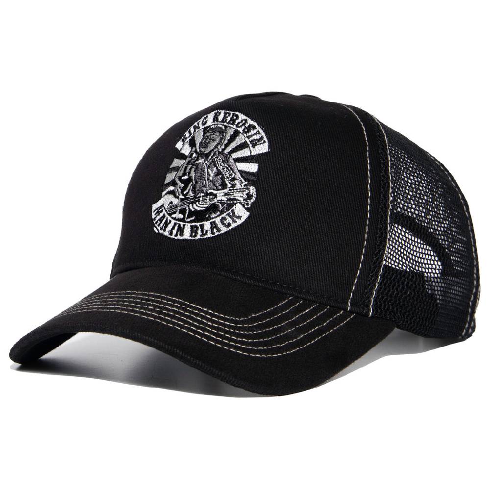 Queen Kerosin Trucker Cap «Man in Black» Black Friday Preise