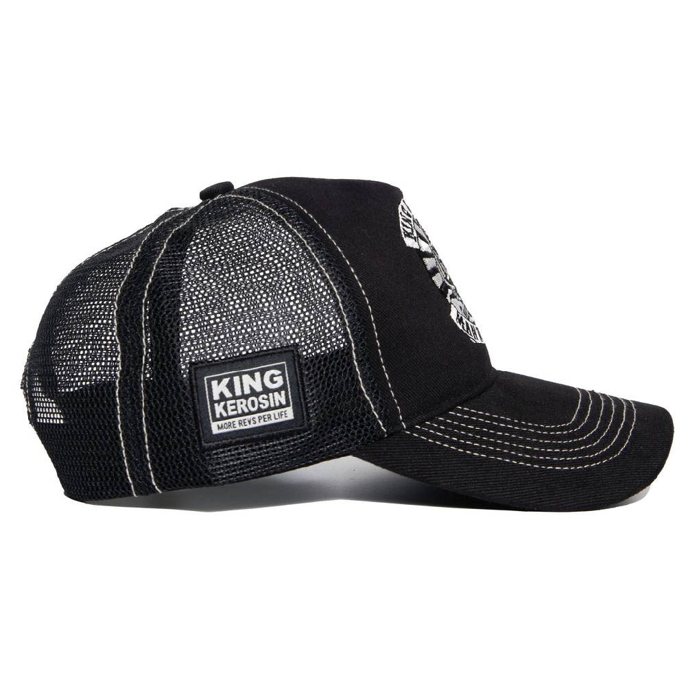 Queen Kerosin Trucker Cap «Man in Black» Black Friday Preise