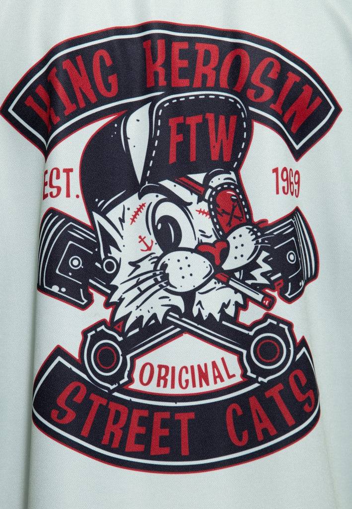Queen Kerosin Baseballhemd «Street Cats» Online