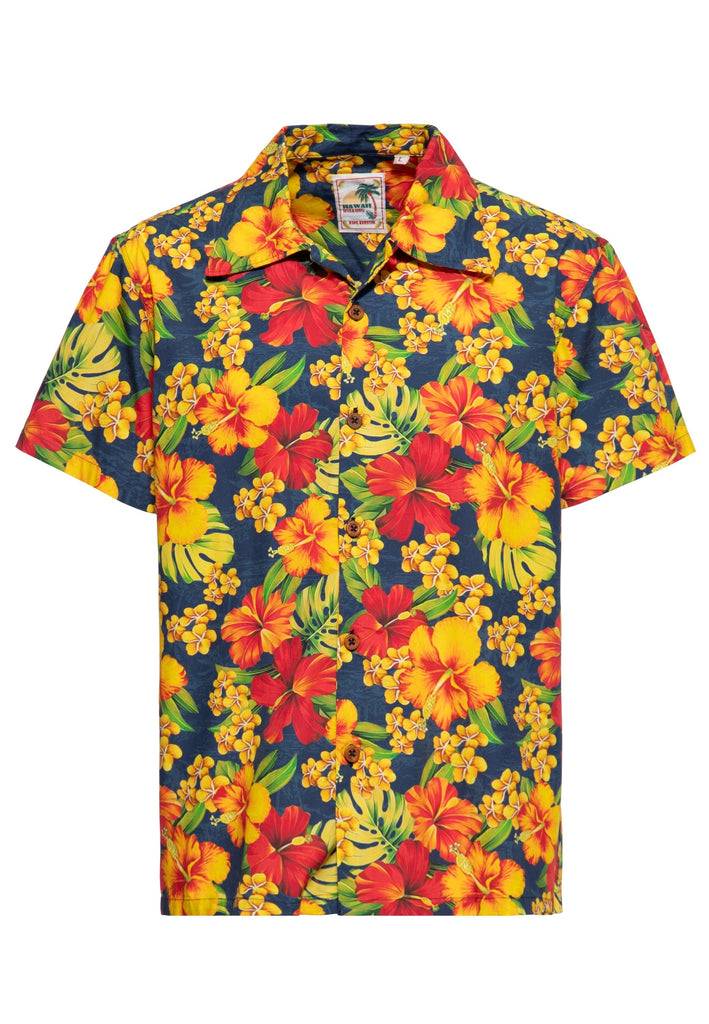 Queen Kerosin Hawaiihemd «Hibiscus Dream» Outlet