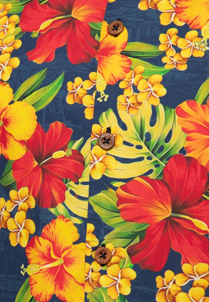 Queen Kerosin Hawaiihemd «Hibiscus Dream» Outlet
