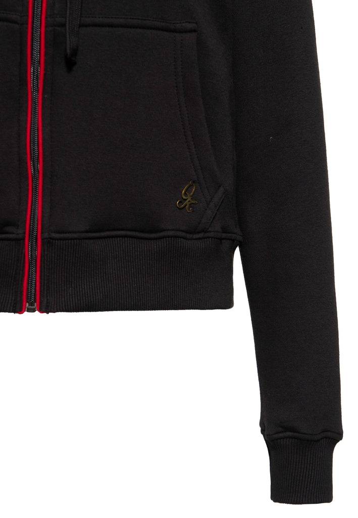 Queen Kerosin Kapuzensweatjacke «Fast & Curvy» Fabrikverkauf
