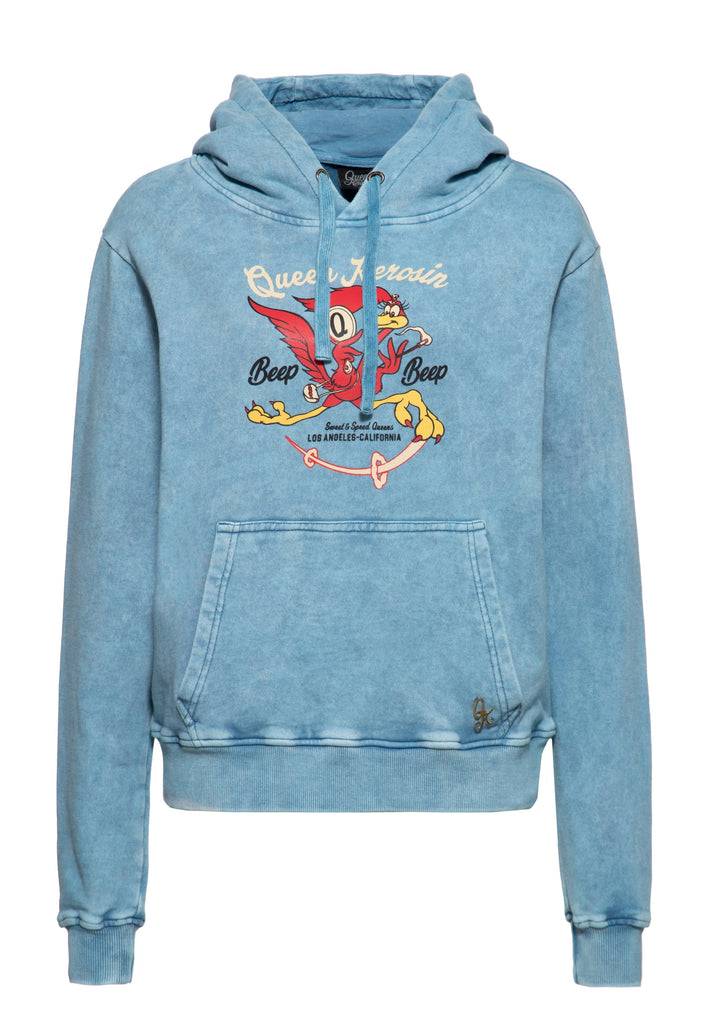 Queen Kerosin Hoodie «Beep Beep» Meist gekauft