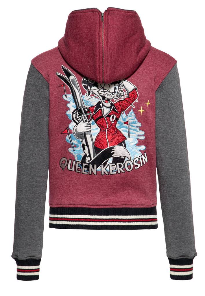 Queen Kerosin Collegejacke «Fast & Curvy» Blitzverkäufe