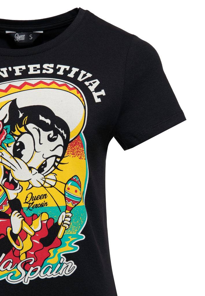 Queen Kerosin T-Shirt «Screamin' - 50s Rock & Rhythm Festival» Kostenloser Versand