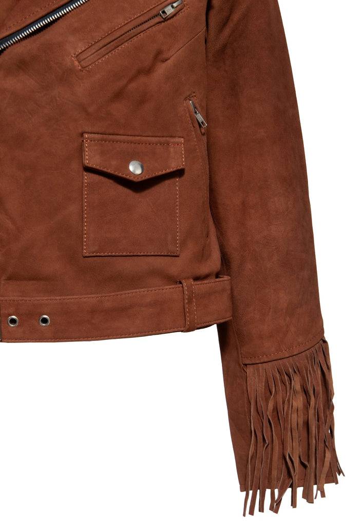 Queen Kerosin Wildleder Jacke Limitierter Zeitrabatt