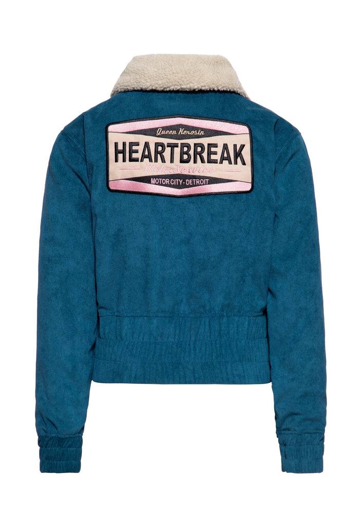 Queen Kerosin Cordjacke «Heartbreak» Sonderangebot