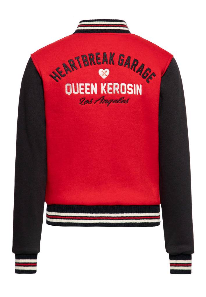 Queen Kerosin College Jacke «Heartbreak Garage» Rabatt