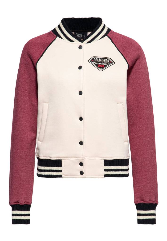 Queen Kerosin College Jacke «Diamonds» Günstig kaufen