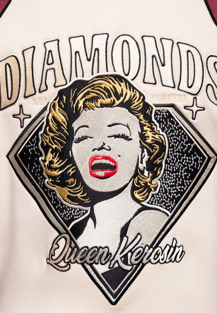 Queen Kerosin College Jacke «Diamonds» Günstig kaufen
