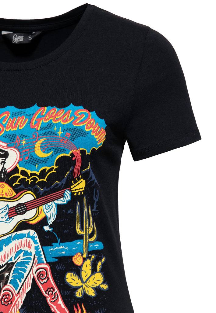 Queen Kerosin T-Shirt «When The Sun Goes Down» Weihnachtsangebot