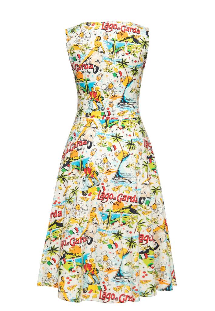 Queen Kerosin Swingkleid «Lago di Garda» Lagerräumung