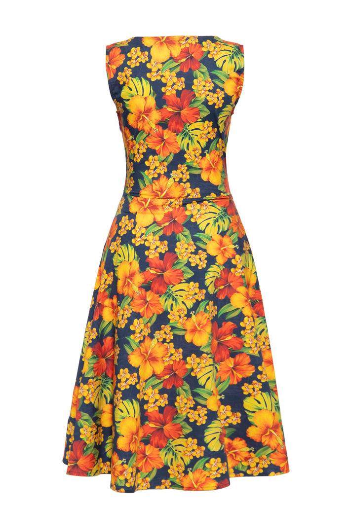 Queen Kerosin Swingkleid «Hibiskus» Top Angebot