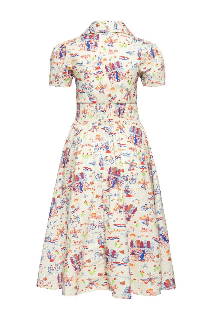 Queen Kerosin Swingkleid «Amsterdam» Zeitlich begrenztes Angebot
