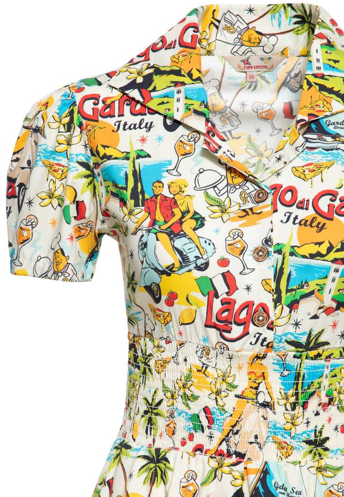 Queen Kerosin Swingkleid «Lago di Garda» Exklusive Angebote