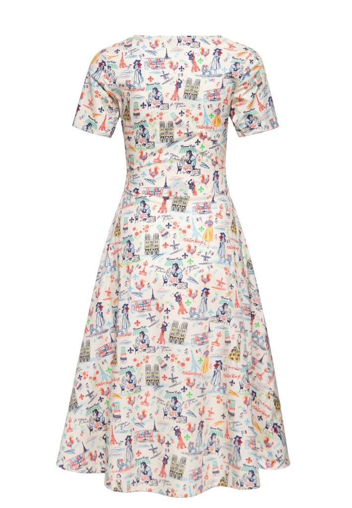 Queen Kerosin Swingkleid «Paris» Blitzangebot