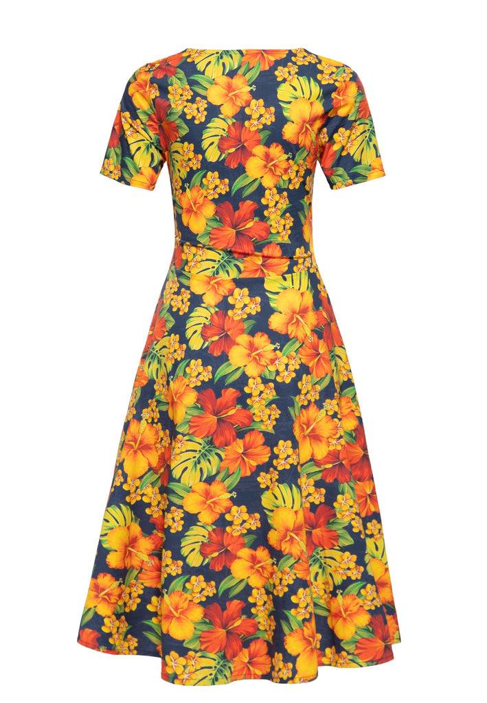 Queen Kerosin Swingkleid «Hibiskus» Neuheiten