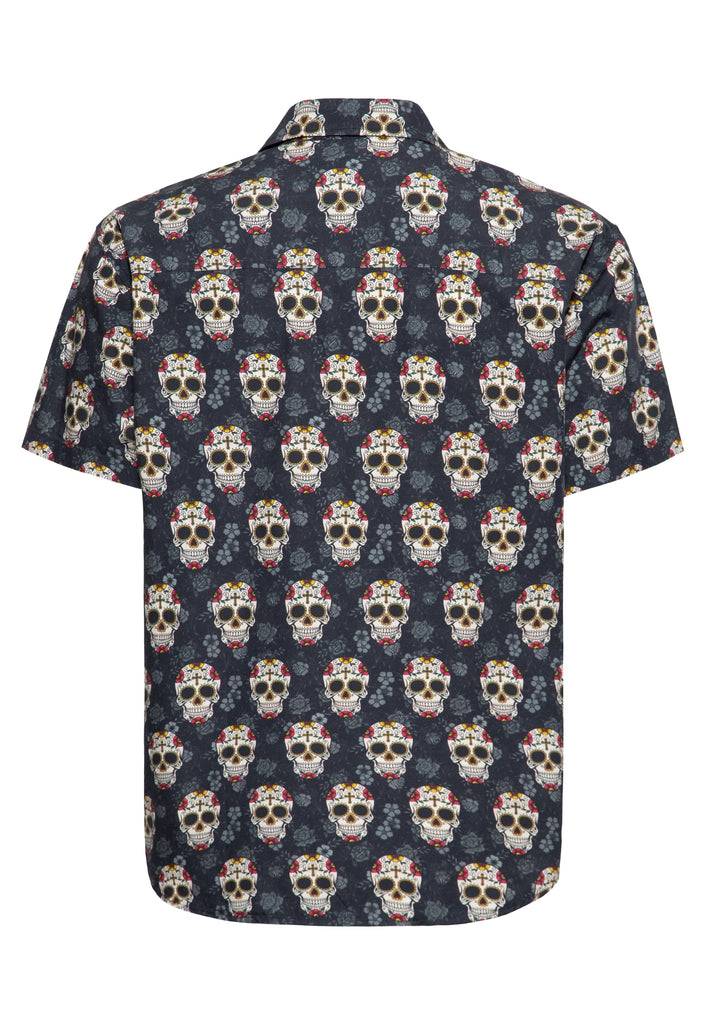 Queen Kerosin Hemd «Calavera» Tägliche Deals