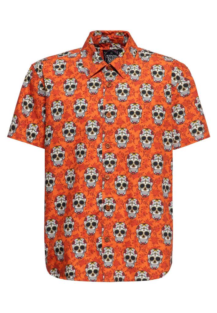 Queen Kerosin Hemd «Calavera» Tägliche Deals