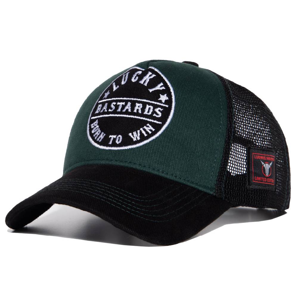 Queen Kerosin Trucker Cap «Lucky Bastards» Lucki Maurer Edition Kostenlose Rückgabe