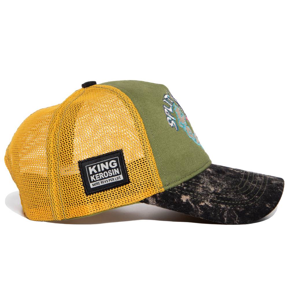 Queen Kerosin Trucker Cap «Split the Road» Begrenzte Freigabe