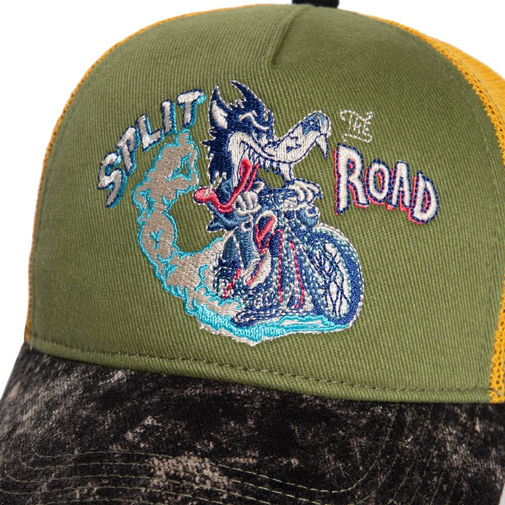 Queen Kerosin Trucker Cap «Split the Road» Begrenzte Freigabe