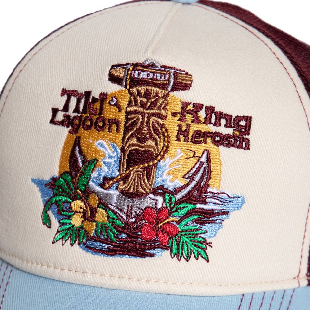 Queen Kerosin Trucker Cap «Tiki Lagoon» Letzte 3 Tage