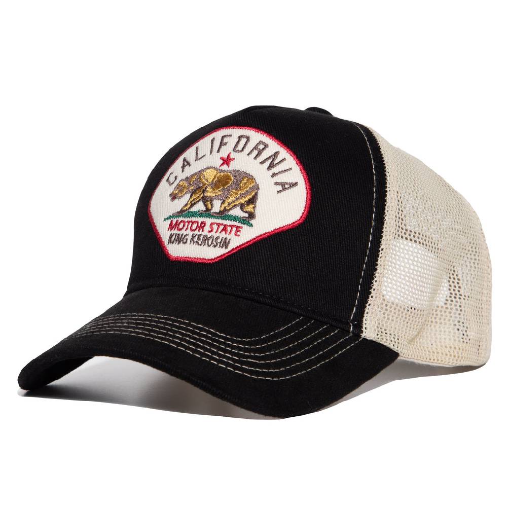 Queen Kerosin Trucker Cap «California» Bis zu 50% Rabatt