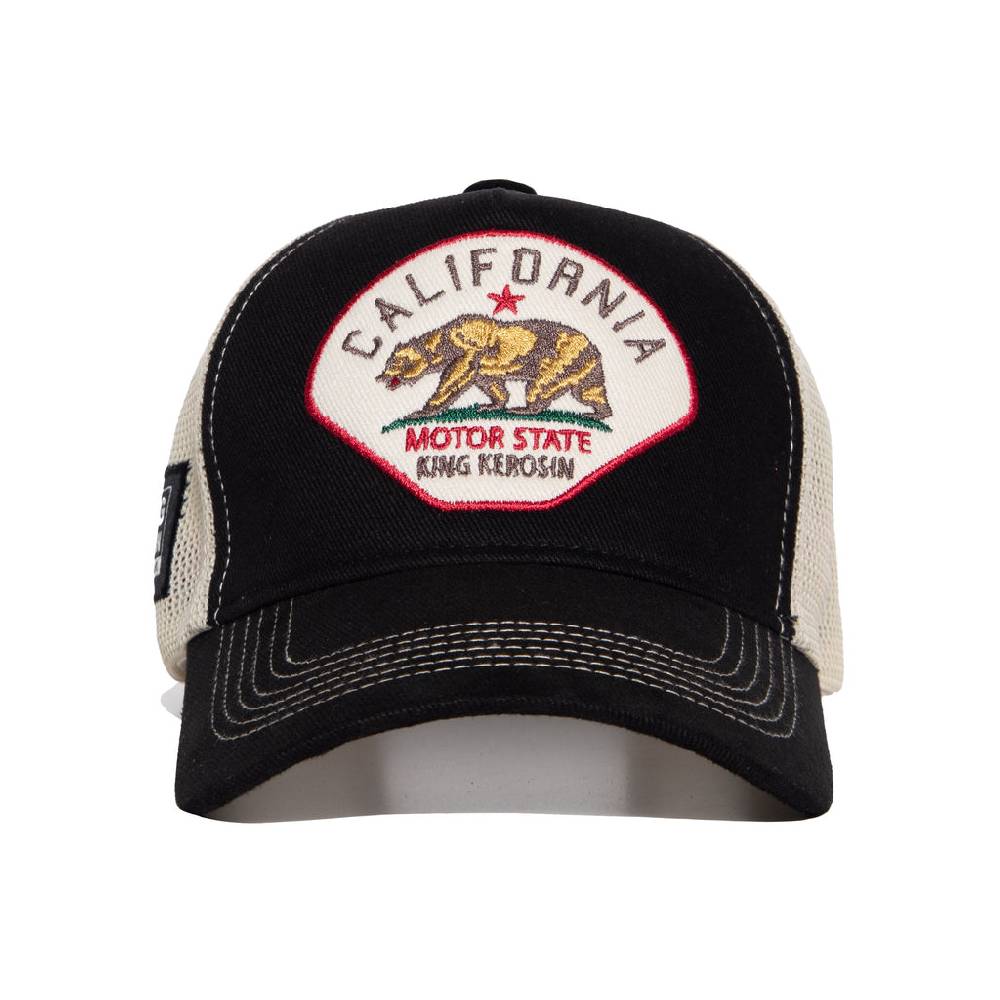 Queen Kerosin Trucker Cap «California» Bis zu 50% Rabatt