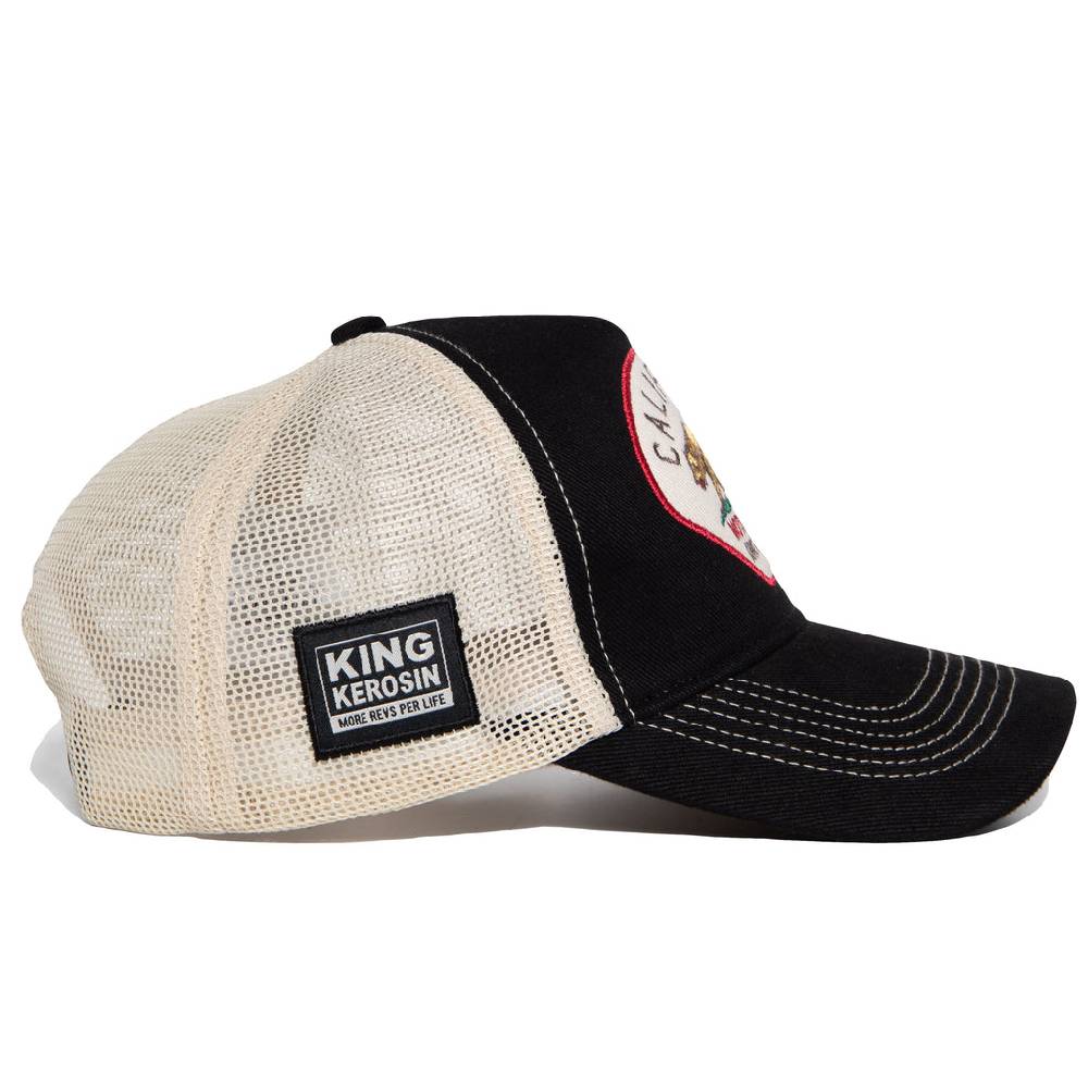 Queen Kerosin Trucker Cap «California» Bis zu 50% Rabatt