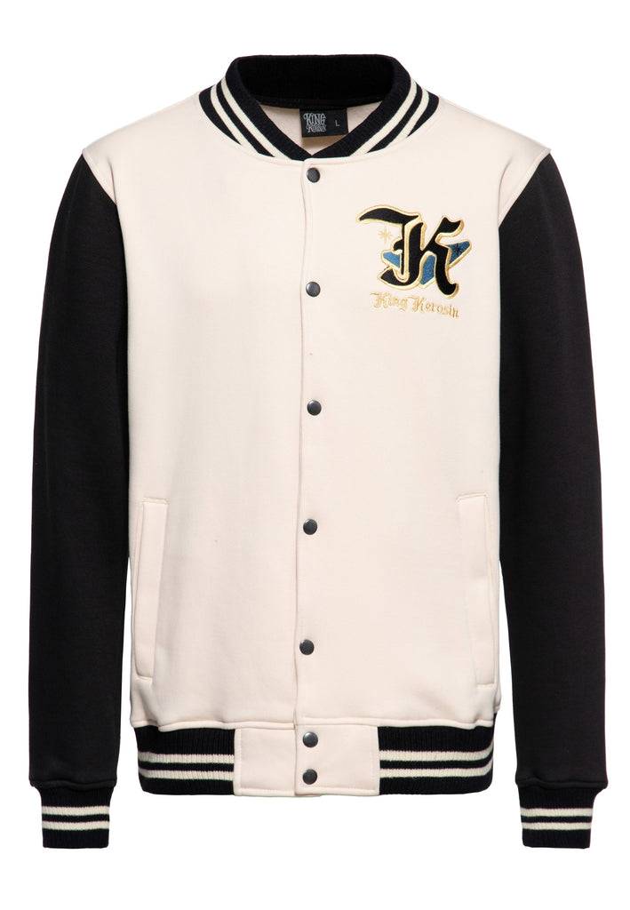 Queen Kerosin College Jacke «Detroit Greaser» Bis zu 60% Rabatt
