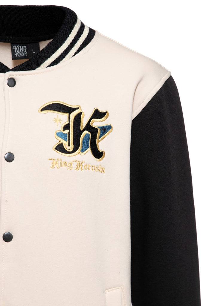 Queen Kerosin College Jacke «Detroit Greaser» Bis zu 60% Rabatt