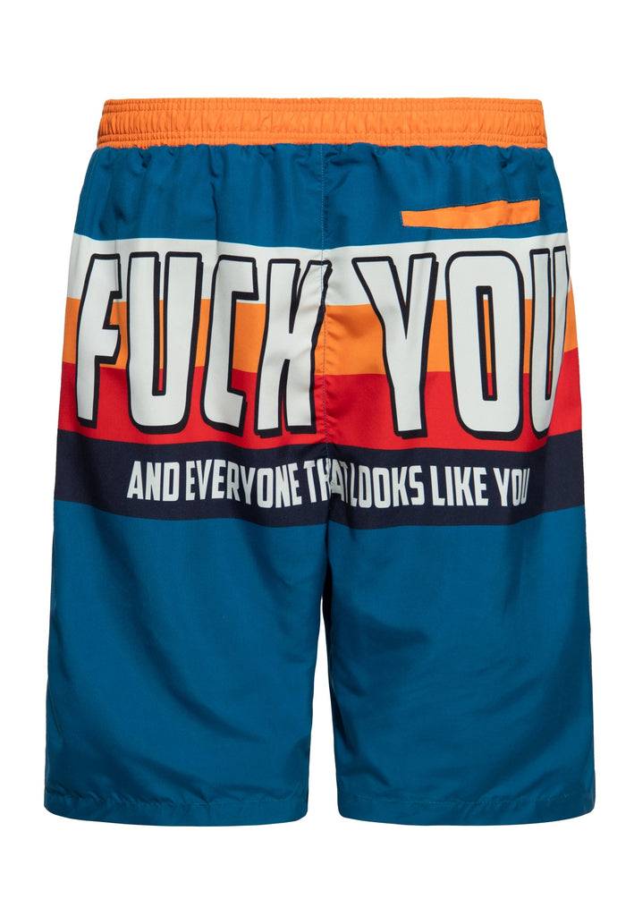 Queen Kerosin Badeshorts «Fuck You» Bis zu 55% Rabatt