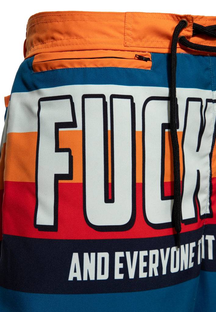 Queen Kerosin Badeshorts «Fuck You» Bis zu 55% Rabatt