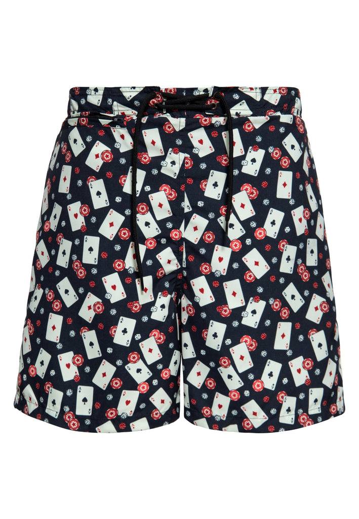 Queen Kerosin Badeshorts «Casino» Riesige Rabatte
