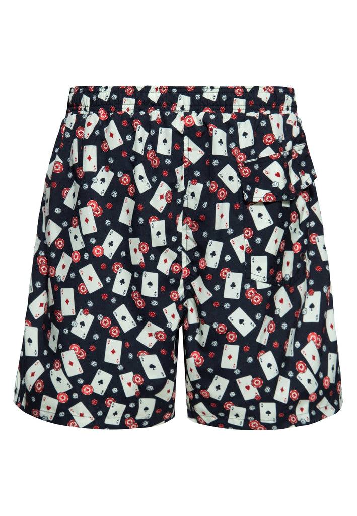 Queen Kerosin Badeshorts «Casino» Riesige Rabatte