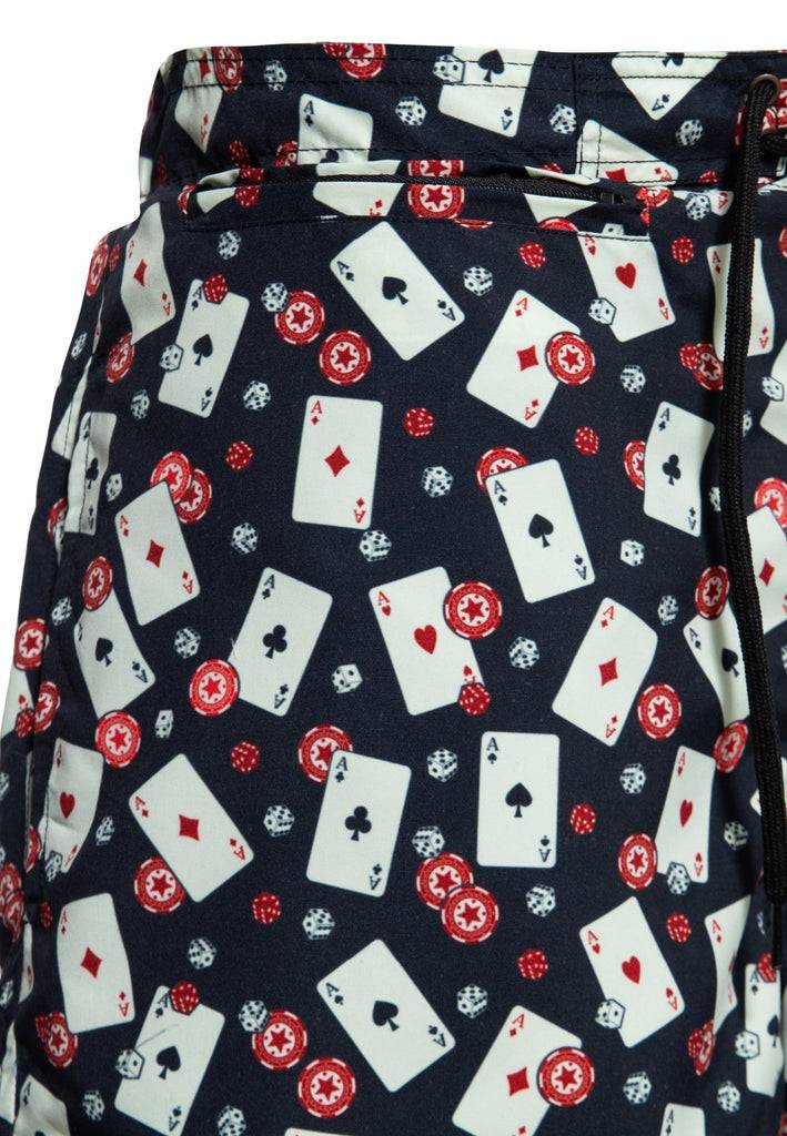 Queen Kerosin Badeshorts «Casino» Riesige Rabatte