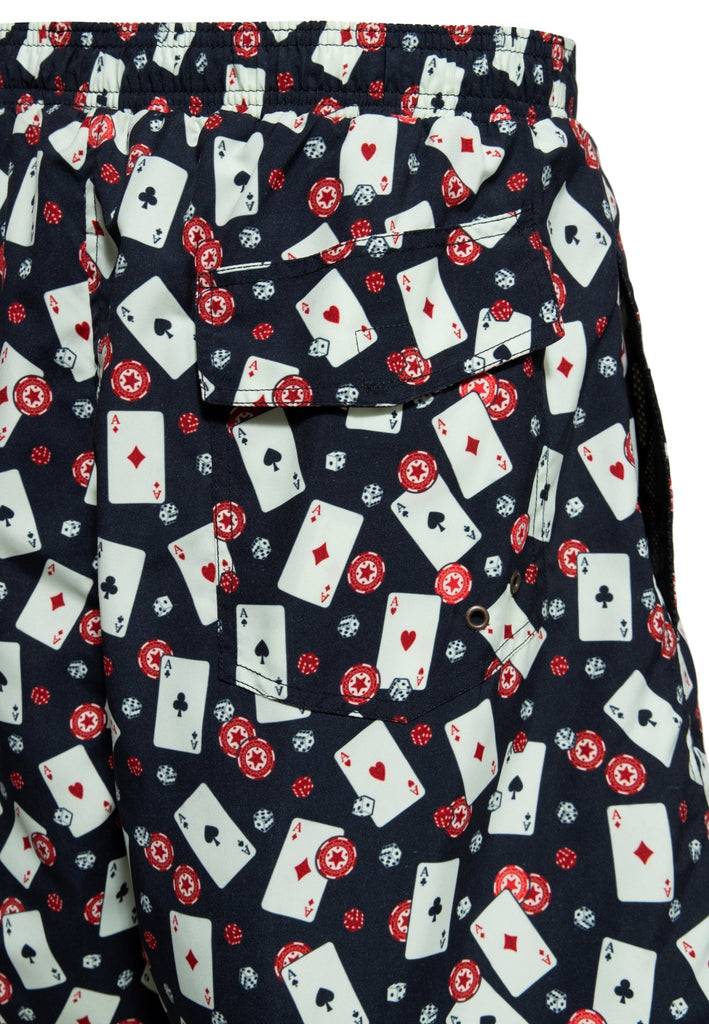 Queen Kerosin Badeshorts «Casino» Riesige Rabatte