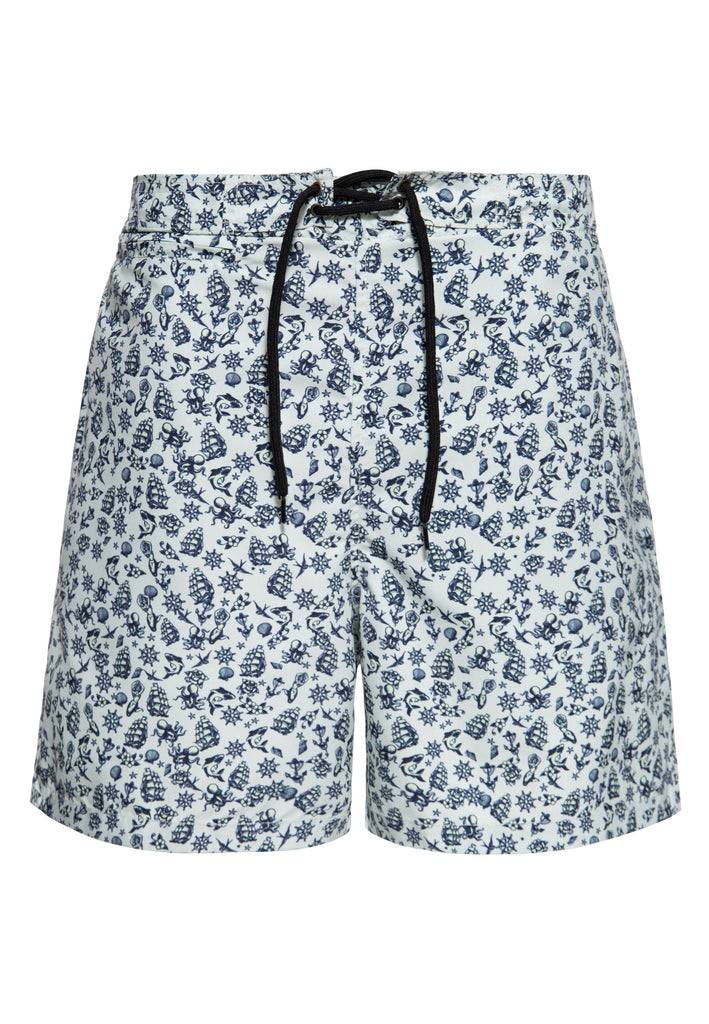 Queen Kerosin Badeshorts «Sailor» 50% Rabatt mit kostenlosem Versand