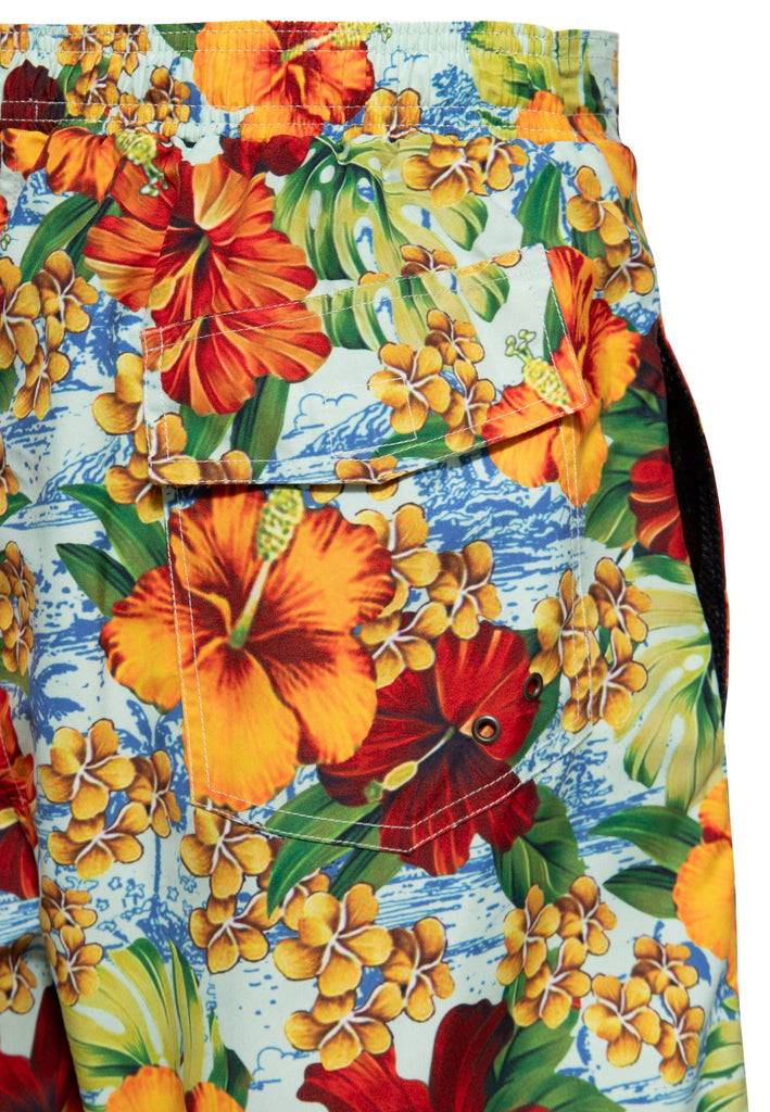 Queen Kerosin Badeshorts «Hibiscus» Kostenloser Versand international