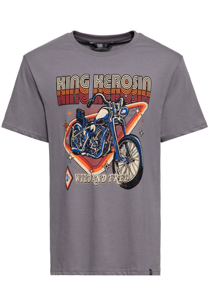 Queen Kerosin T-Shirt «Wild & Free» Fabrikladen